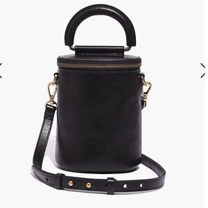 Madewell The Holland binocular bag crossbody 100% leather black